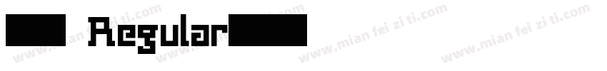 点字峰骨 Regular字体转换